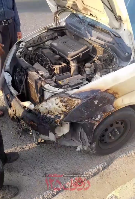 مهار آتش‌سوزی منزل مسکونی بدون مصدوم