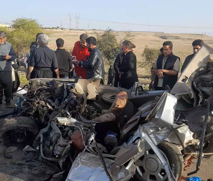 تصادف مرگبار در محور شوشتر–دزفول با ۶ کشته و ۲ مصدوم