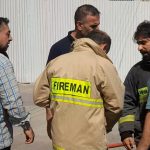 مهار حریق واحد مسکونی در طبقه چهارم ساختمان هفت‌طبقه در حوالی خیابان مهدویان